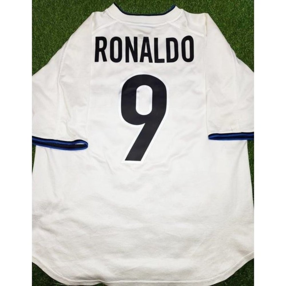 Ronaldo Inter Milan 1999 2000 Nike Soccer Jersey M